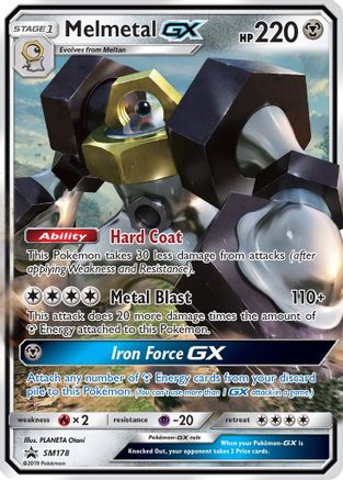 Melmetal GX - SM178 (SM178) [SM Promos] Holofoil - Deck Out Gaming