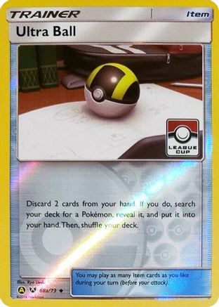 Ultra Ball - 68a/73 (League Cup) (68a) [League & Championship Cards] Reverse Holofoil - Deck Out Gaming