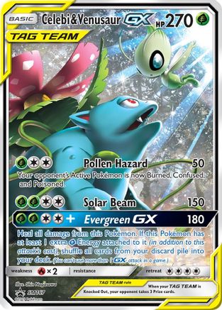 Celebi & Venusaur GX - SM167 (SM167) [SM Promos] Holofoil - Deck Out Gaming