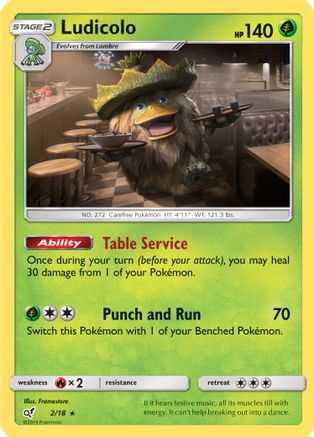 Ludicolo (2) [Detective Pikachu] Holofoil - Deck Out Gaming
