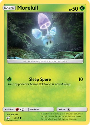 Morelull (Holo Common) (3) [Detective Pikachu] Holofoil - Deck Out Gaming