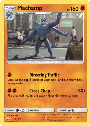 Machamp (13) [Detective Pikachu] Holofoil - Deck Out Gaming