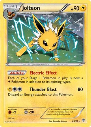 Jolteon - 26/98 (Cosmos Holo) (26) [Miscellaneous Cards & Products] Holofoil - Deck Out Gaming