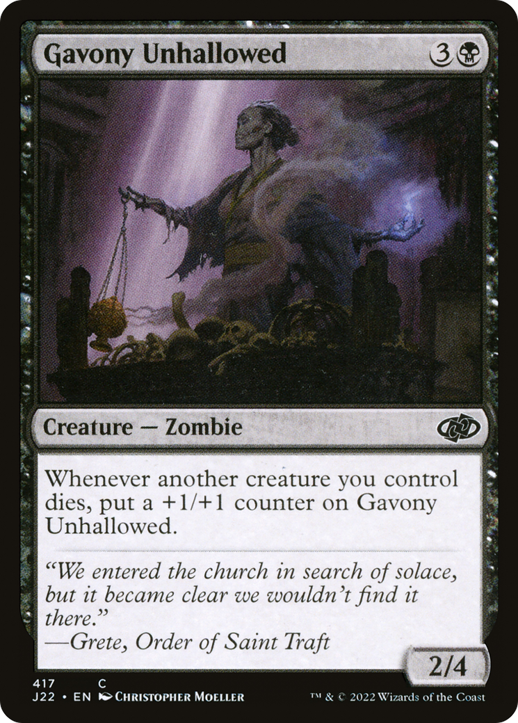 Gavony Unhallowed (417) [Jumpstart 2022] - Deck Out Gaming