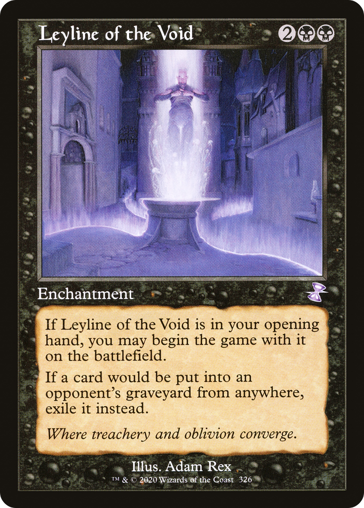 Leyline of the Void (326) [Time Spiral: Remastered] foil - Deck Out Gaming