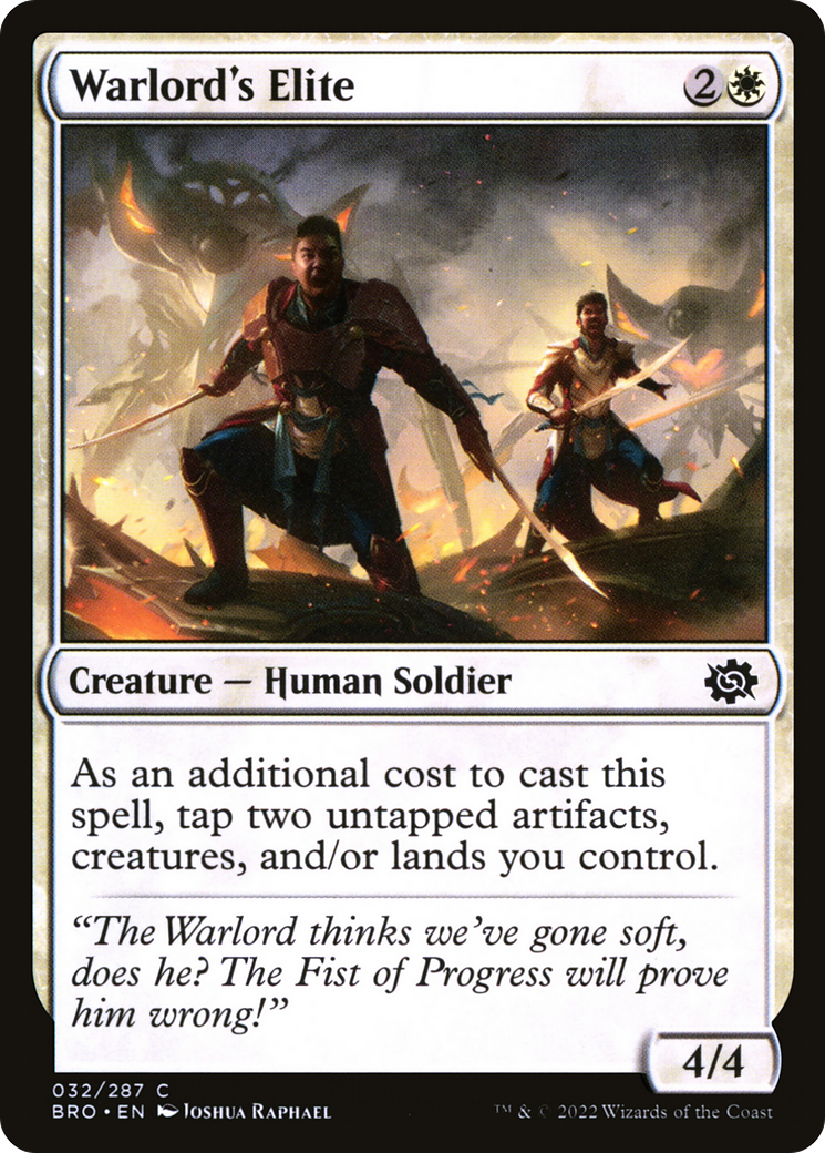 Warlord's Elite (32) [The Brothers' War] foil - Deck Out Gaming