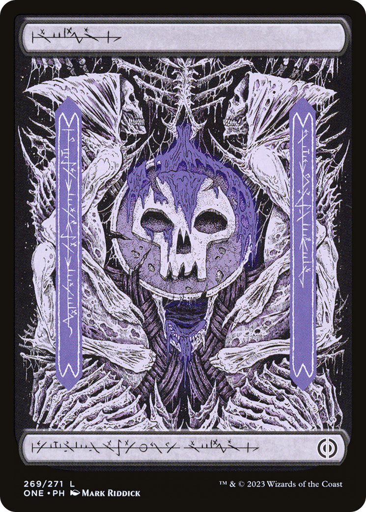 Swamp (269) - Full Art (269) [Phyrexia: All Will Be One] foil - Deck Out Gaming