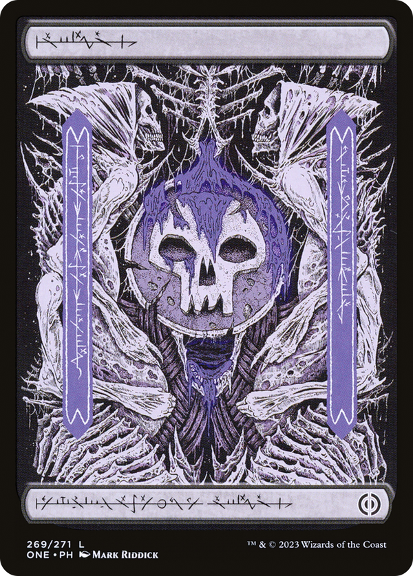 Swamp (269) - Full Art (269) [Phyrexia: All Will Be One] foil - Deck Out Gaming