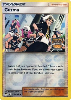 Guzma - 115a/147 (Regional Championships) (115a) [League & Championship Cards] Reverse Holofoil - Deck Out Gaming