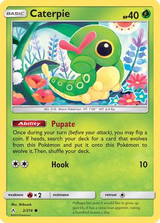 Caterpie (2) [SM - Unbroken Bonds] - Deck Out Gaming
