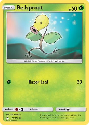 Bellsprout (13) [SM - Unbroken Bonds] Reverse Holofoil - Deck Out Gaming
