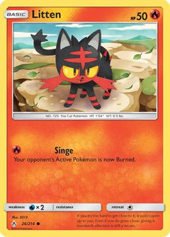 Litten (26) (26) [SM - Unbroken Bonds] Reverse Holofoil - Deck Out Gaming
