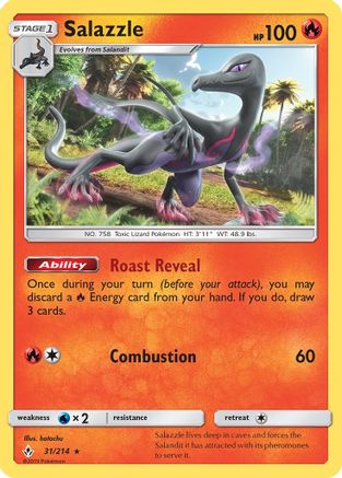 Salazzle (31/214) [Sun & Moon: Unbroken Bonds] - Deck Out Gaming