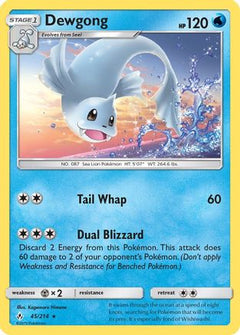 Dewgong (45) [SM - Unbroken Bonds] Reverse Holofoil - Deck Out Gaming
