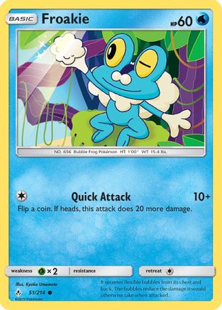 Froakie (51) [SM - Unbroken Bonds] Reverse Holofoil - Deck Out Gaming