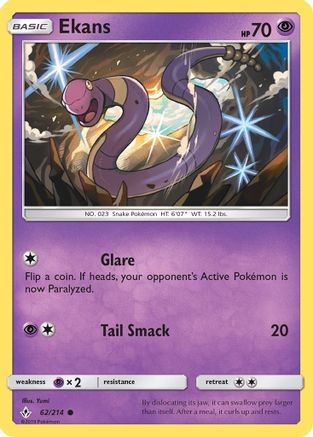 Ekans (62) [SM - Unbroken Bonds] - Deck Out Gaming