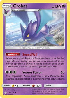 Crobat (66) [SM - Unbroken Bonds] Reverse Holofoil - Deck Out Gaming