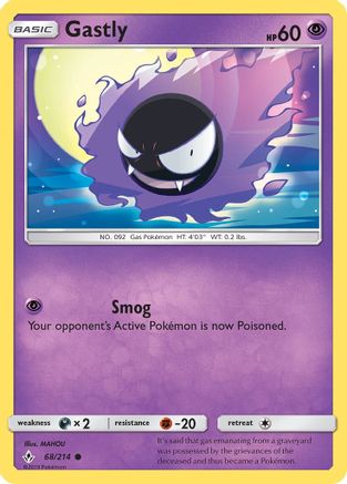 Gastly (68) (68) [SM - Unbroken Bonds] - Deck Out Gaming