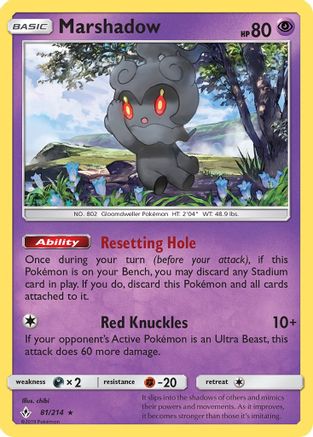 Marshadow (81/214) [Sun & Moon: Unbroken Bonds] - Deck Out Gaming