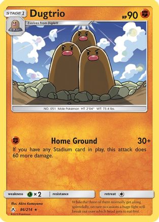 Dugtrio (86) [SM - Unbroken Bonds] - Deck Out Gaming
