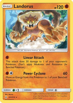 Landorus (103) [SM - Unbroken Bonds] Reverse Holofoil - Deck Out Gaming
