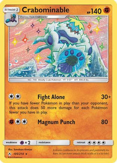 Crabominable (105) [SM - Unbroken Bonds] Reverse Holofoil - Deck Out Gaming