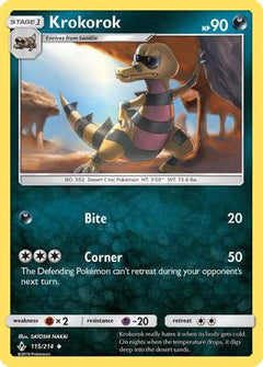 Krokorok (115) [SM - Unbroken Bonds] Reverse Holofoil - Deck Out Gaming