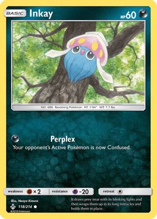 Inkay (118) [SM - Unbroken Bonds] - Deck Out Gaming