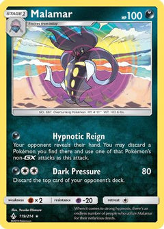Malamar (119) [SM - Unbroken Bonds] Reverse Holofoil - Deck Out Gaming