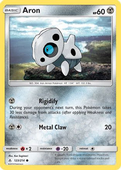 Aron (123) [SM - Unbroken Bonds] Reverse Holofoil - Deck Out Gaming