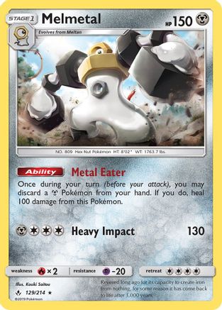 Melmetal (129) [SM - Unbroken Bonds] Holofoil - Deck Out Gaming