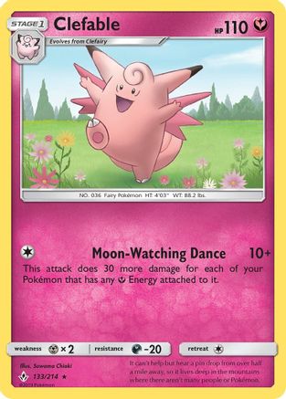 Clefable (133) [SM - Unbroken Bonds] Reverse Holofoil - Deck Out Gaming