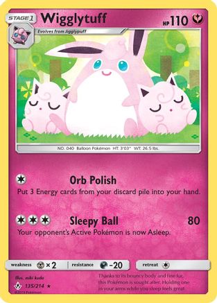 Wigglytuff (135/214) [Sun & Moon: Unbroken Bonds] - Deck Out Gaming