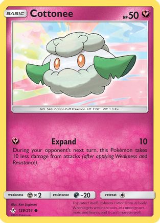 Cottonee (139) [SM - Unbroken Bonds] Reverse Holofoil - Deck Out Gaming