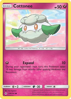 Cottonee (139) [SM - Unbroken Bonds] Reverse Holofoil - Deck Out Gaming
