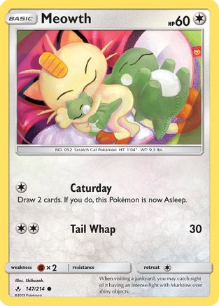 Meowth (147) [SM - Unbroken Bonds] - Deck Out Gaming