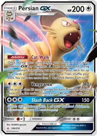 Persian GX (149) [SM - Unbroken Bonds] Holofoil - Deck Out Gaming