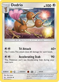 Dodrio (151) [SM - Unbroken Bonds] Reverse Holofoil - Deck Out Gaming