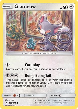 Glameow (159) [SM - Unbroken Bonds] - Deck Out Gaming
