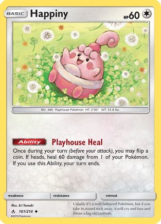 Happiny (161) [SM - Unbroken Bonds] - Deck Out Gaming