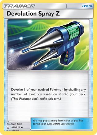 Devolution Spray Z (166) [SM - Unbroken Bonds] Reverse Holofoil - Deck Out Gaming