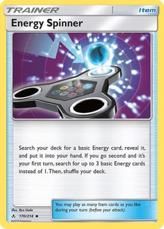 Energy Spinner (170) [SM - Unbroken Bonds] Reverse Holofoil - Deck Out Gaming