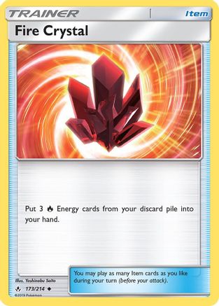 Fire Crystal (173) [SM - Unbroken Bonds] - Deck Out Gaming