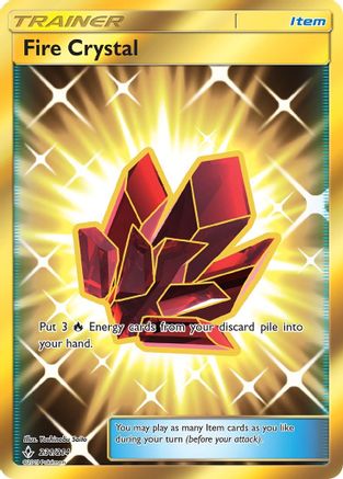 Fire Crystal (Secret) (231) [SM - Unbroken Bonds] Holofoil - Deck Out Gaming