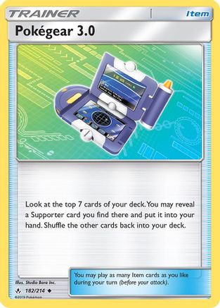 Pokegear 3.0 (182) [SM - Unbroken Bonds] Reverse Holofoil - Deck Out Gaming