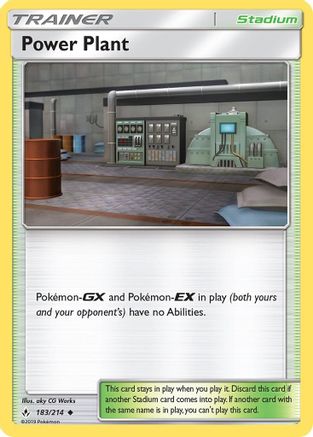 Power Plant (183/214) [Sun & Moon: Unbroken Bonds] - Deck Out Gaming