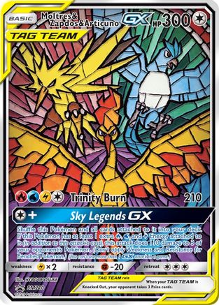 Moltres & Zapdos & Articuno GX (SM210) [SM Promos] Holofoil - Deck Out Gaming