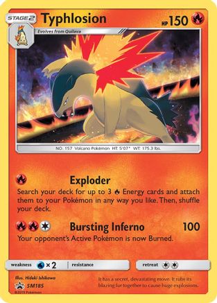 Typhlosion - SM185 (SM185) [SM Promos] Holofoil - Deck Out Gaming