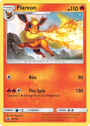 Flareon - SM186 (Let's Play, Eevee!) (SM186) [SM Promos] - Deck Out Gaming