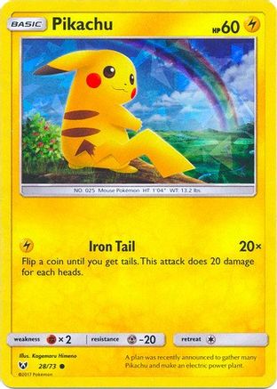 Pikachu - 28/73 (Cracked Ice Holo) (28) [Deck Exclusives] Holofoil - Deck Out Gaming